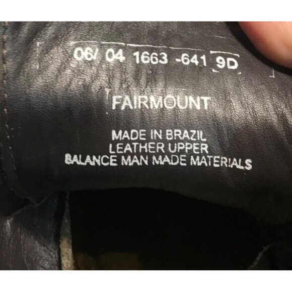 Bass Dress Shoes Fairmount  JD Series Mens Leather Burgandy Brown Size 9D Brazil - Picture 9 of 11